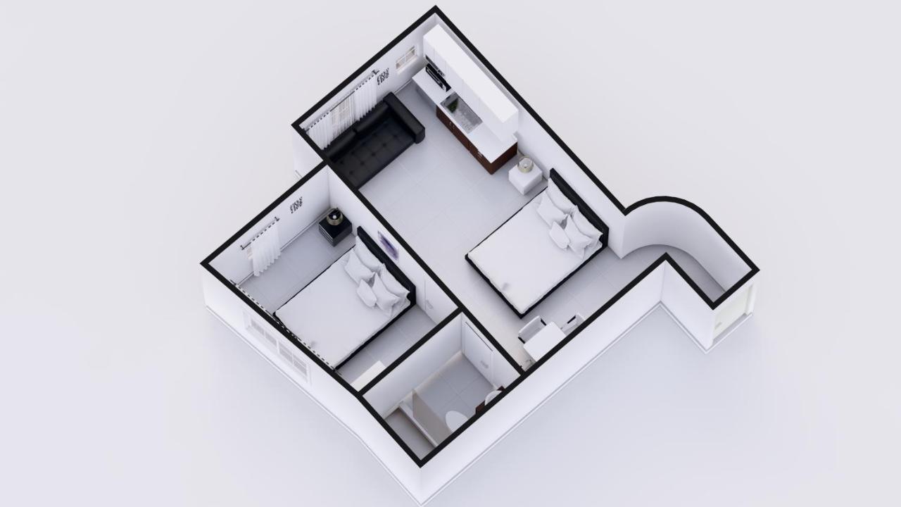 Suite com 2 Quartos, 2 Casas de Banho e Cozinha