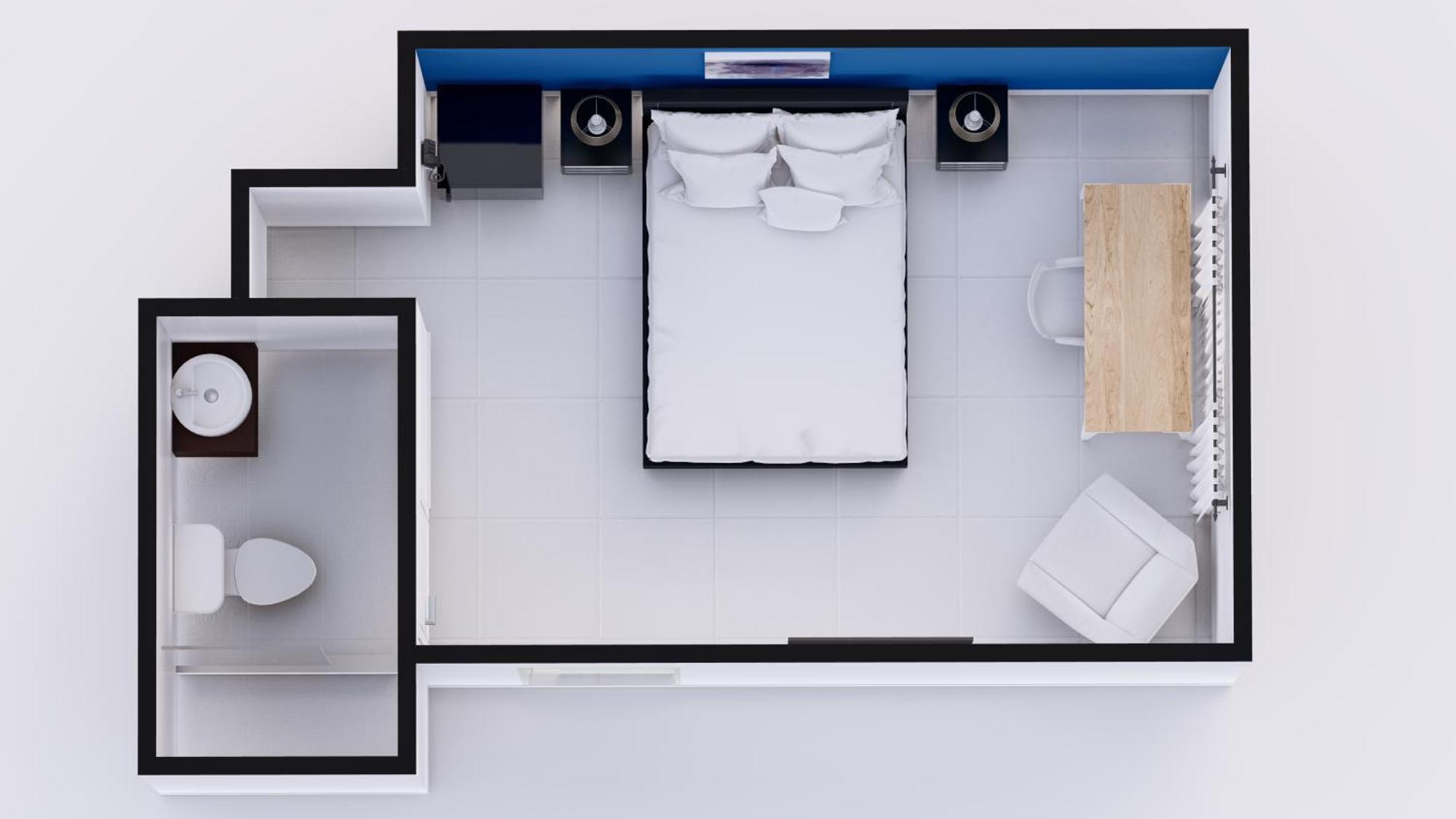 Quarto Superior com 1 Cama Queen-Size