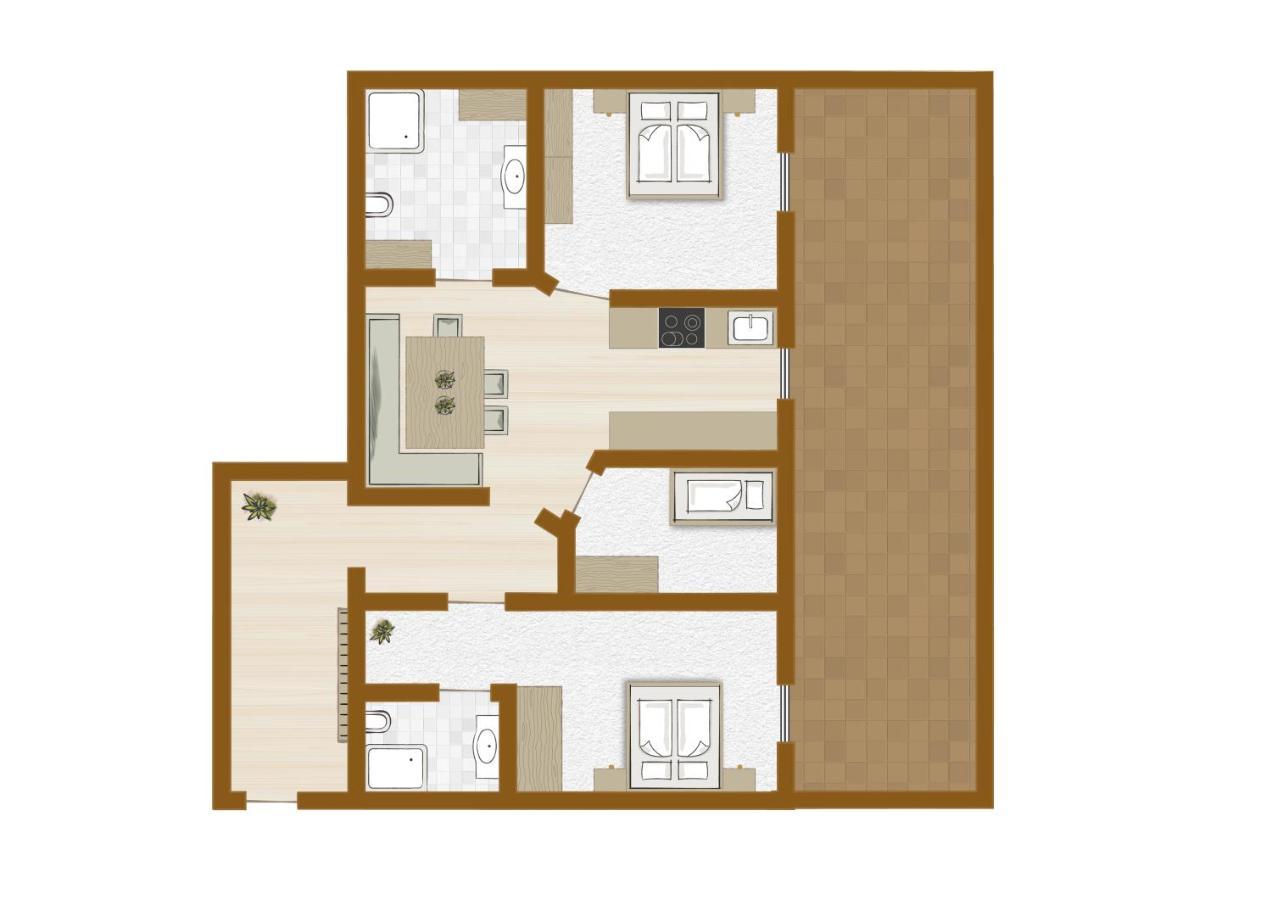 Appartement Vogelgesang (500m from Hotel)