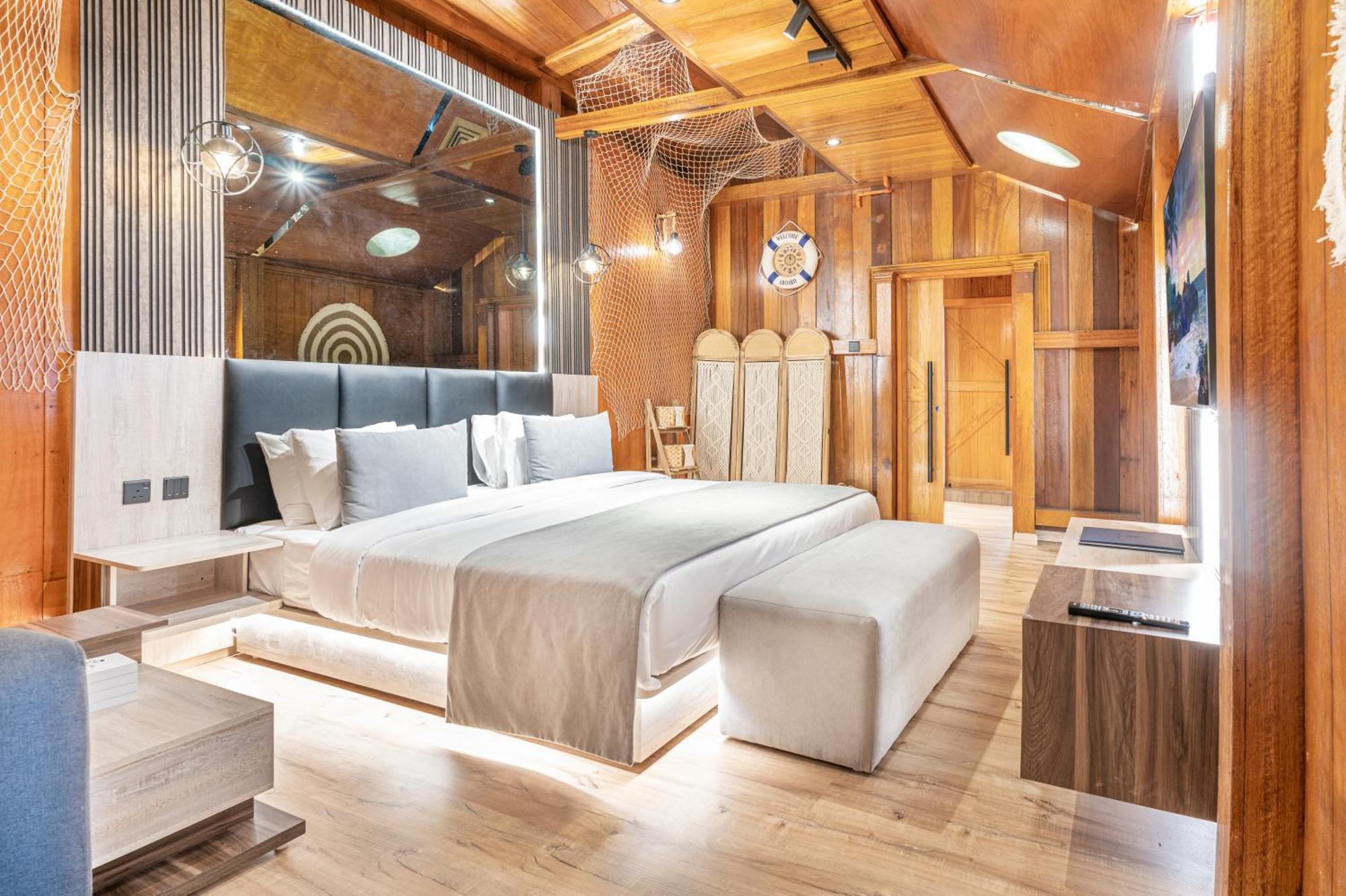 Wooden Chalet with Sea View