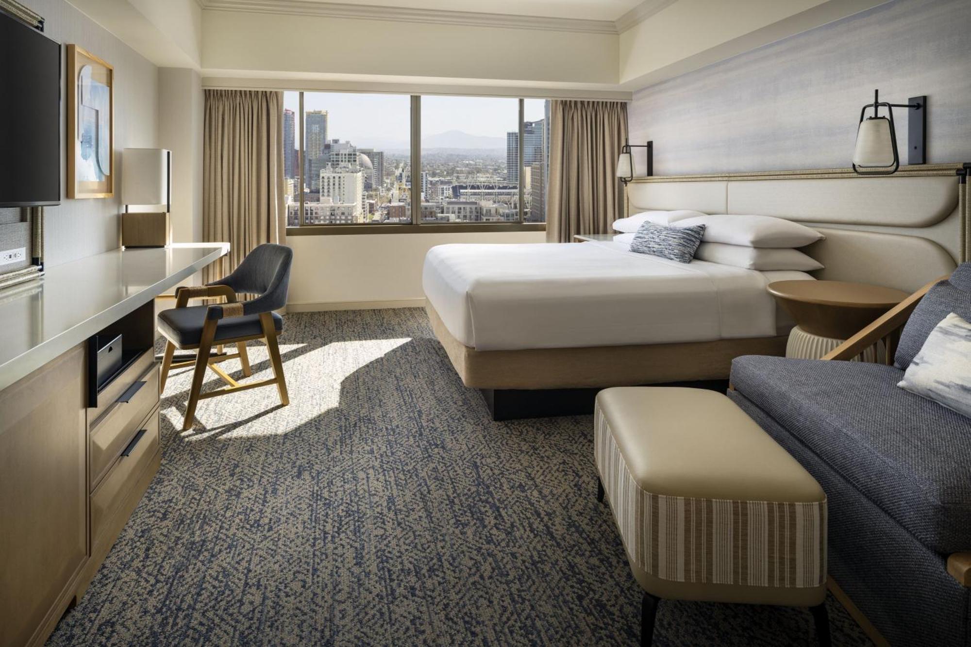 Quarto com 1 Cama King-size e Vista da Cidade