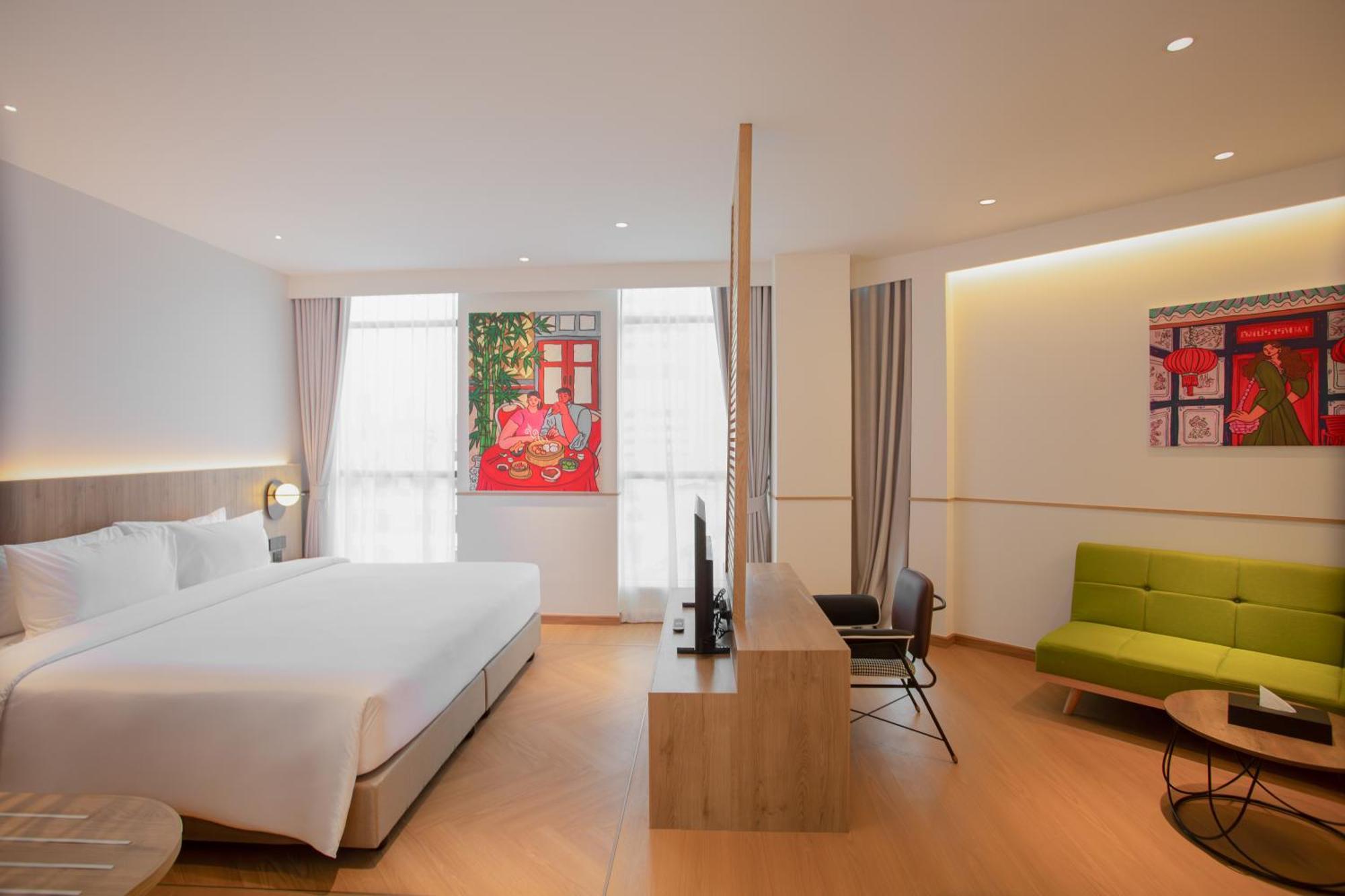 Deluxe Zimmer mit Kingsize-Bett