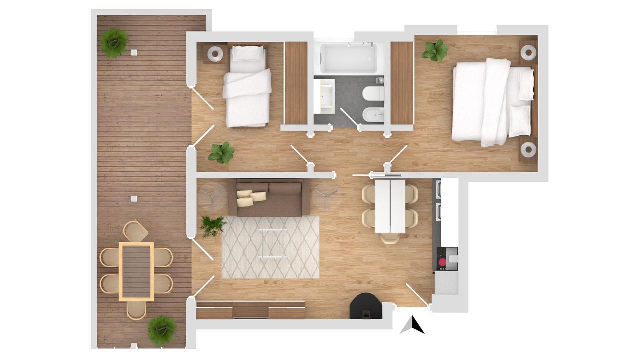 Appartamento Superior con 2 Camere da Letto